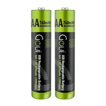 GOUI Rechargeable AAA Battery (2PCS) Black