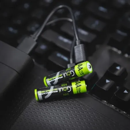 GOUI Rechargeable AAA Battery (2PCS) Black