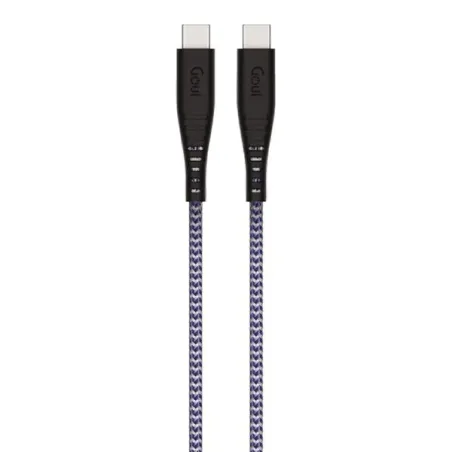 GOUI FLEX CABLE TYPE C to TYPE C (1.5 m) 60W Dark Blue