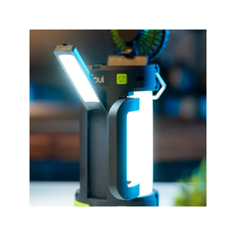 GOUI GLOW LAMPE DE CAMPING EXTÉRIEURE AVEC VENTILATEUR
