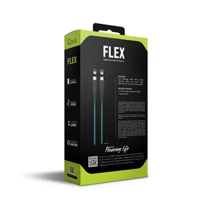 GOUI FLEX CABLE iPhone LIGHTNING to TYPE-C (1.5m) 60W Dark Blue