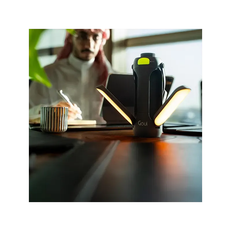 GOUI TRIO LAMPE AMBIANTE PLIABLE ENCEINTE BLUETOOTH ET POWER BANK
