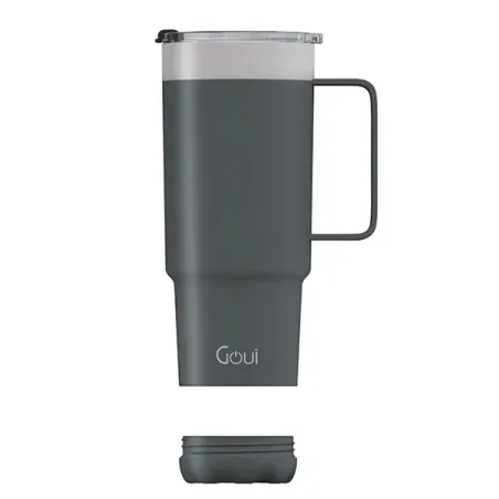 GOUI TUMBLER STAINLESS STEEL CUP WITH HANDLE Grey