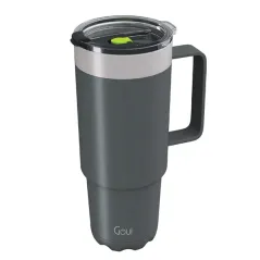 GOUI TUMBLER STAINLESS STEEL CUP WITH HANDLE Grey