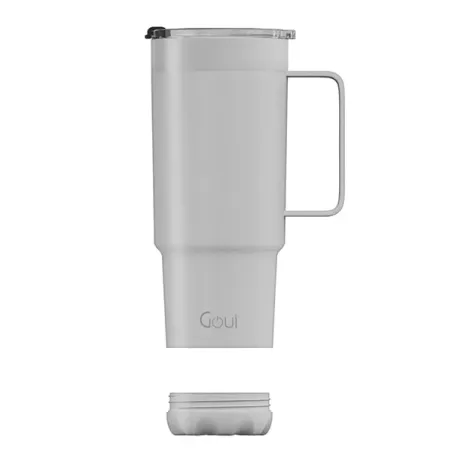 GOUI TUMBLER TASSE EN ACIER INOXYDABLE AVEC POIGNÉE BLANC