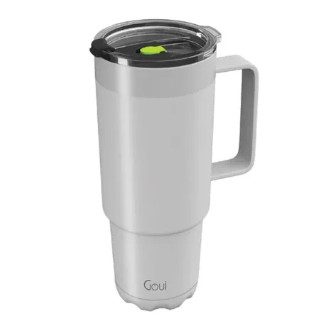 GOUI TUMBLER TASSE EN ACIER INOXYDABLE AVEC POIGNÉE BLANC