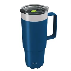GOUI TUMBLER TASSE EN ACIER INOXYDABLE WITH POIGNÉE BLUE