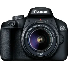 CANON EOS 4000D Noir + Objectif EF-S 18-55 mm f/3.5-5.6 III
