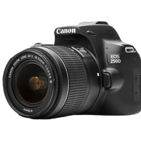 CANON EOS 250D Noir + Objectif EF-S 18-55 mm f/4-5.6 IS STM