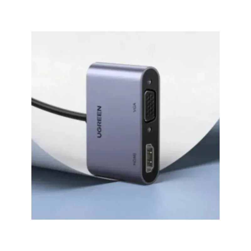 adaptateur ugreen usb 3.0 vers hdmi et vga – double affichage full hd (20518)