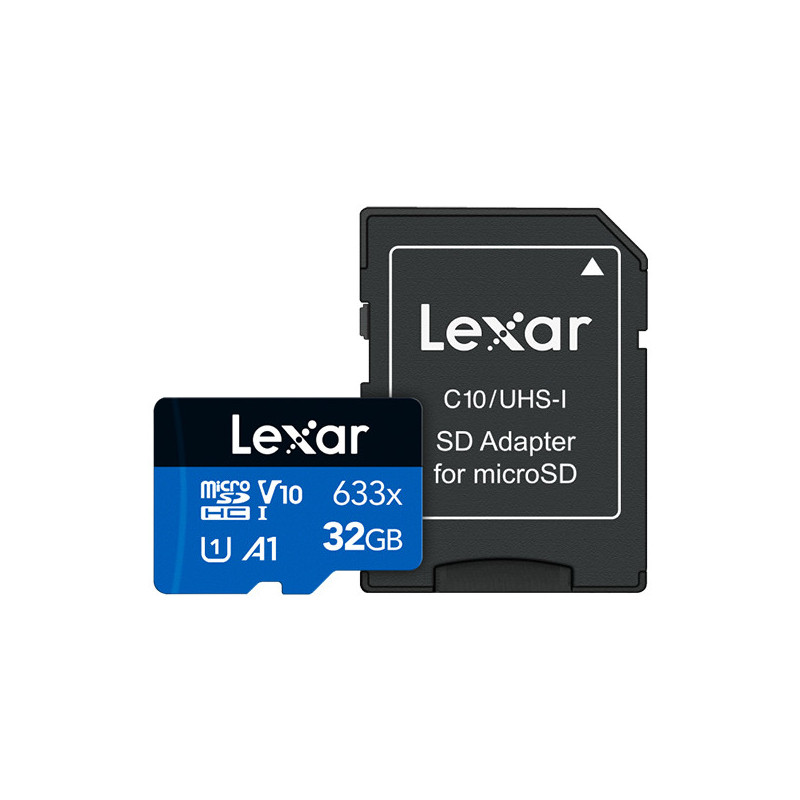 LEXAR HIGH-PERFORMANCE 633X MICROSDXC 32GB