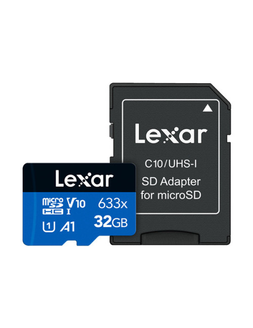 LEXAR HIGH-PERFORMANCE 633X MICROSDXC 32GB
