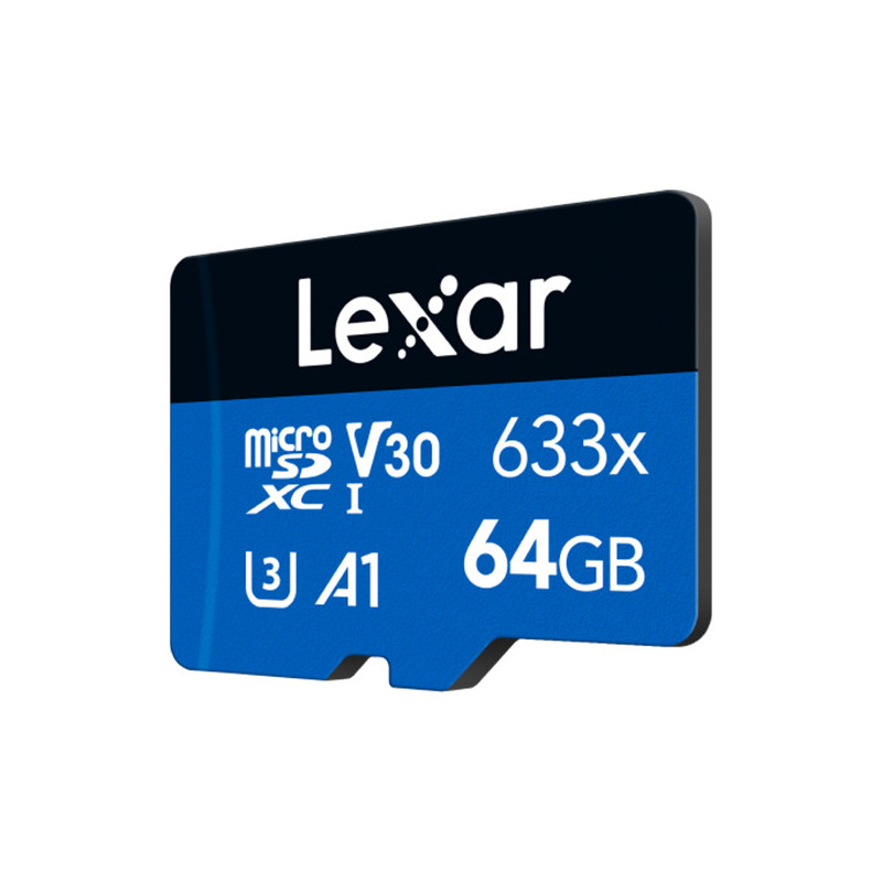 LEXAR HIGH-PERFORMANCE 633X MICROSDXC 64GB