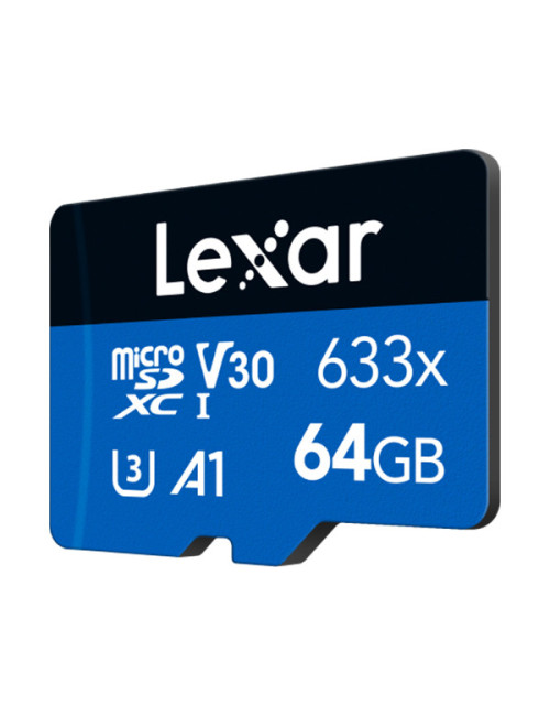 LEXAR HIGH-PERFORMANCE 633X MICROSDXC 64GB