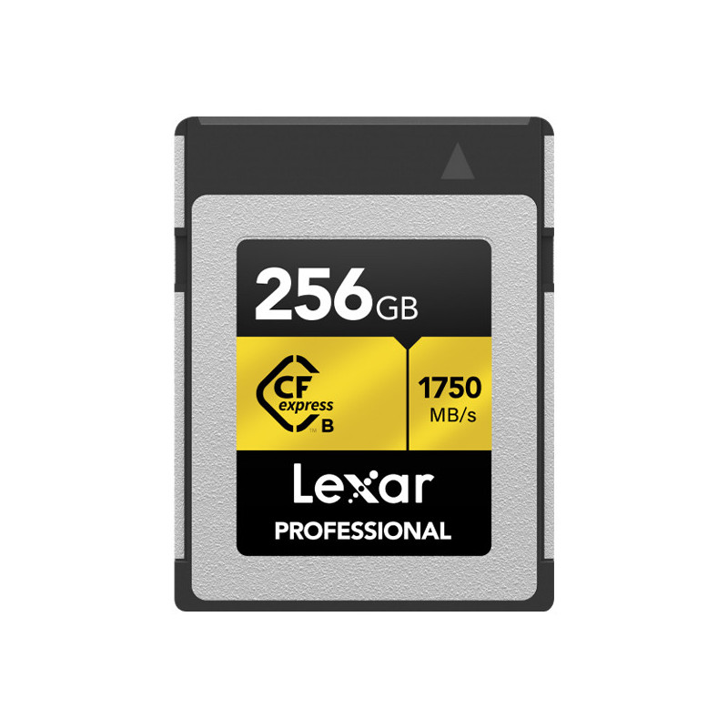 LEXAR 256GB PROFESSIONAL CFexpress TYPE B CARD GOLD SERIES