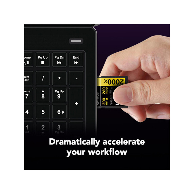 LEXAR 64GB PROFESSIONAL 2000X UHS-II SDXC