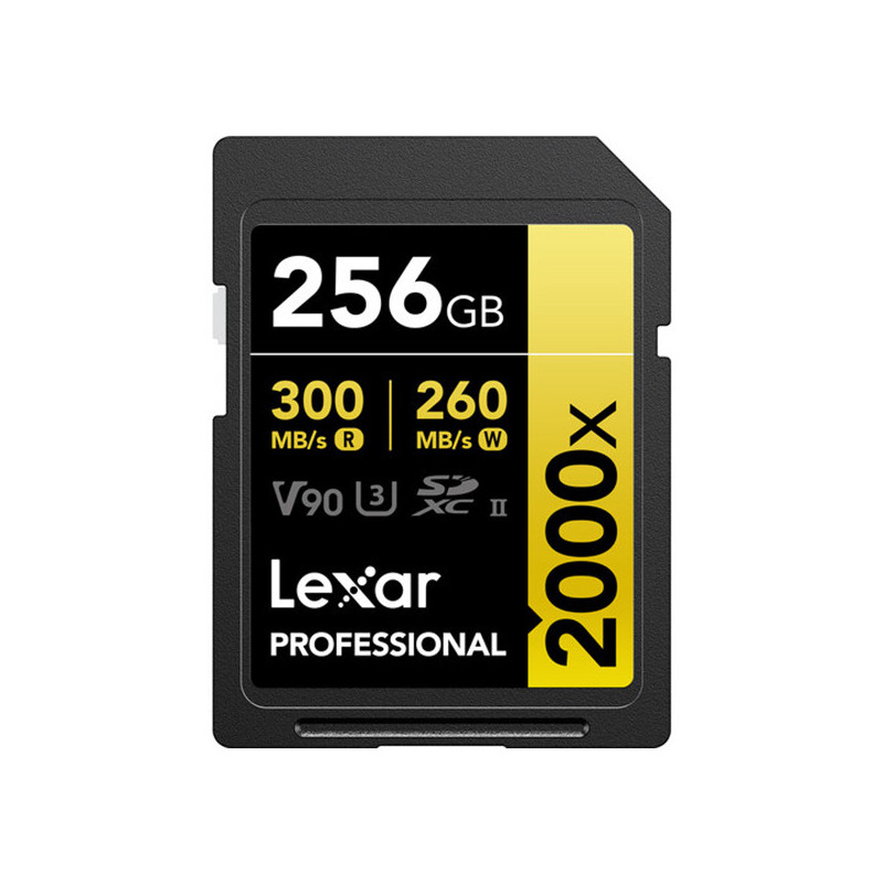 LEXAR 256GB PROFESSIONAL 2000X UHS-II SDXC