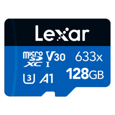 LEXAR HIGH-PERFORMANCE 633X MICROSDXC 128GB