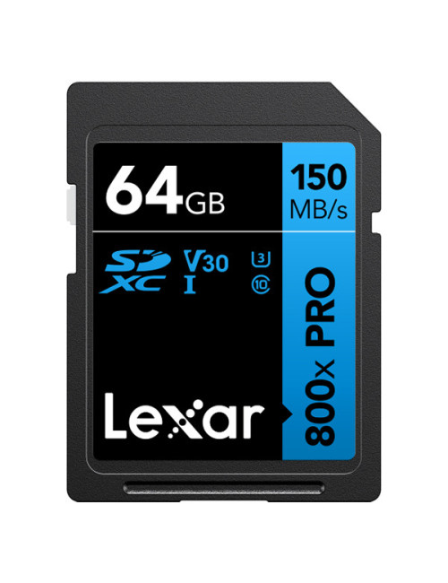 LEXAR 64GB 800X PRO HIGH PERFORMANCE BLUE Series