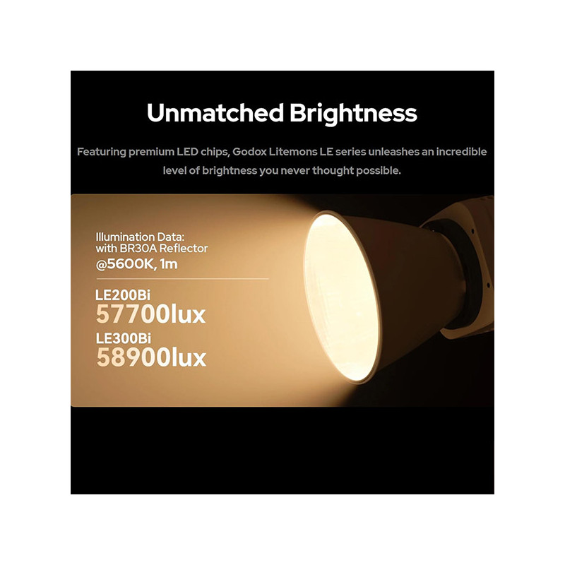 GODOX LE300Bi RGB LED FLASH MONOLIGHT