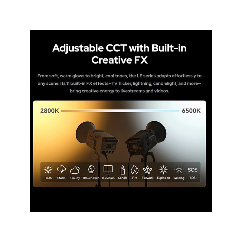 GODOX LE300Bi RGB LED FLASH MONOLIGHT