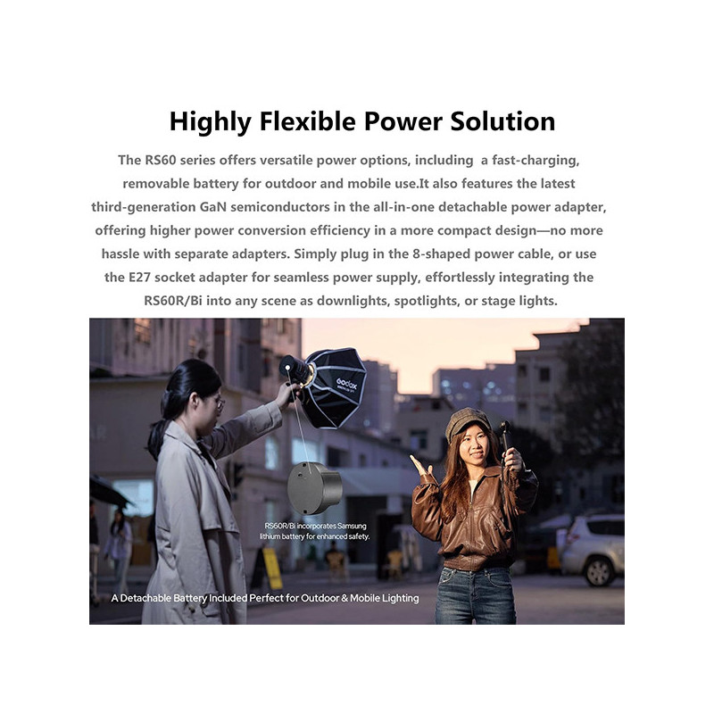 GODOX LED LIGHT FLASH RS60R 1K