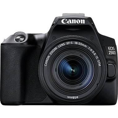 CANON EOS 250D Black + Objectif EF-S 18-55 mm f/4-5.6 IS STM-CAMERA PHOTOGRAPHIQUE