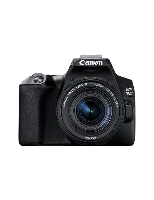 CANON EOS 250D Black + Objectif EF-S 18-55 mm f/4-5.6 IS STM