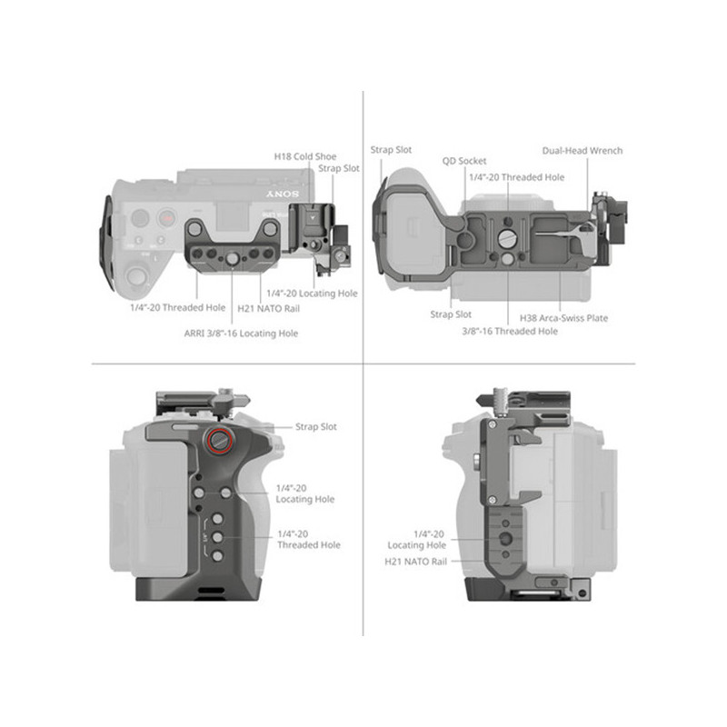 SMALLRIG CAGE PROTEGE CAMERA SONY HAWKLOCK KIT 4771