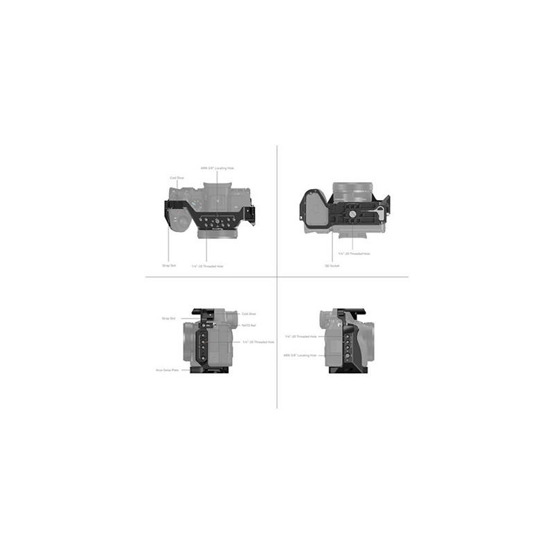 SMALLRIG CAGE PROTEGE CAMERA SONY ALPHA SERIES 3667B