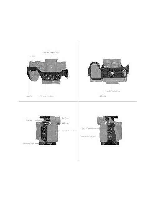 SMALLRIG CAGE PROTEGE CAMERA SONY ALPHA SERIES 3667B