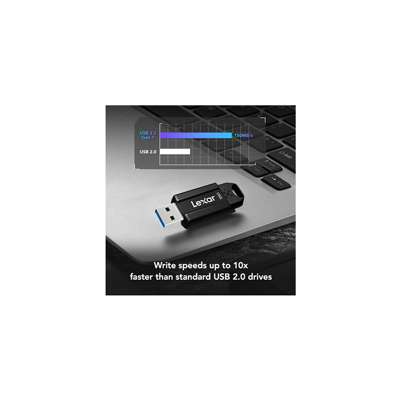 LEXAR 128GB JUMPDRIVE S80 USB Flash Drive