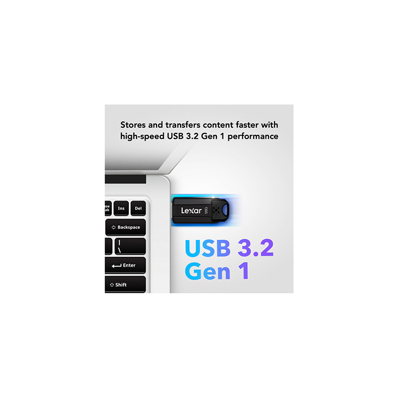 LEXAR 128GB JUMPDRIVE S80 USB Flash Drive
