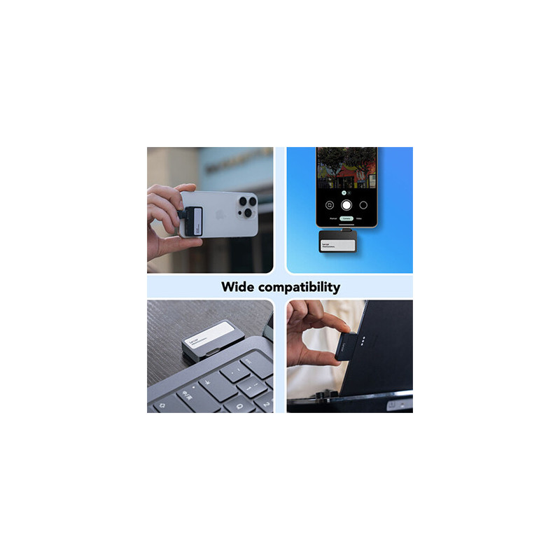 LEXAR 1TB PROFESSIONAL Go PORTABLE SSD avec HUB