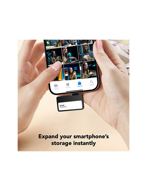 LEXAR 2TB PROFESSIONAL Go PORTABLE SSD avec HUB