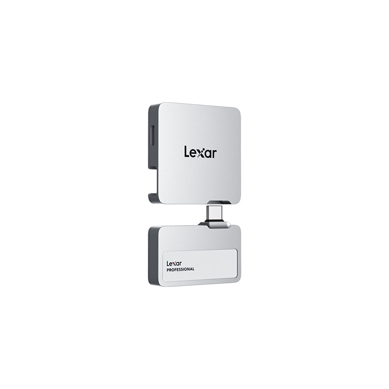 LEXAR 1TB PROFESSIONAL Go PORTABLE SSD avec HUB Gris