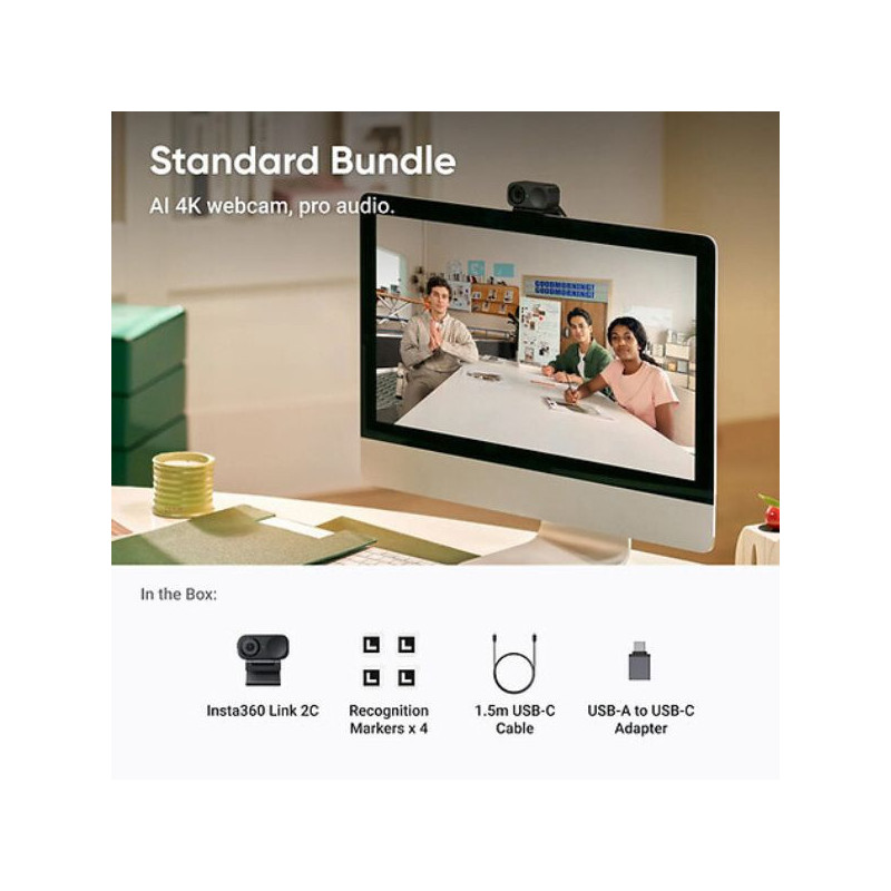 INSTA360 LINK 2C PRO - NOIR GRAPHITE