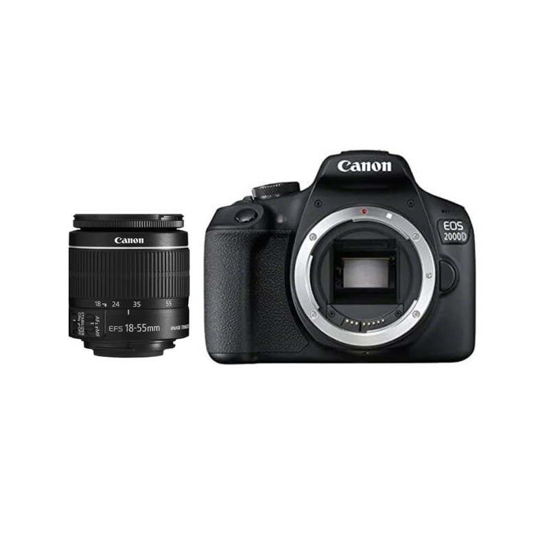 CANON EOS 2000D + EF-S 18-55 MM IS II