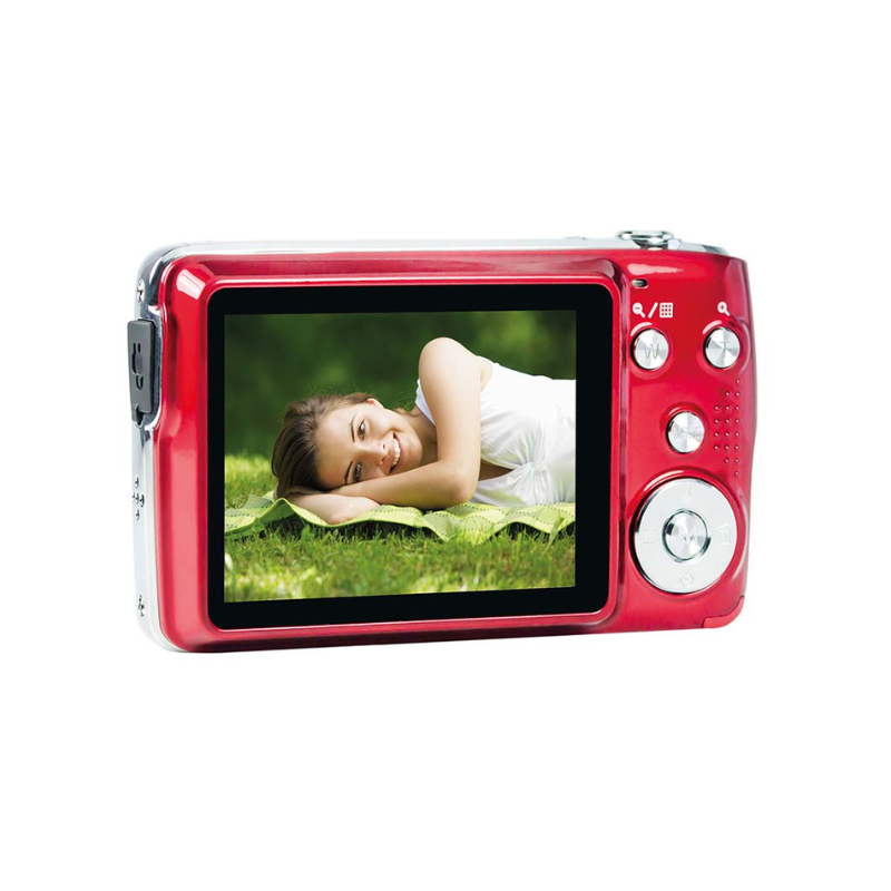 AGFAPHOTO APPAREIL PHOTO NUMÉRIQUE DC8200 ROUGE + ÉTUI + SD 16G