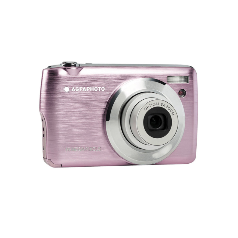 AGFAPHOTO APPAREIL PHOTO NUMÉRIQUE DC8200 ROSE + ÉTUI + SD 16G