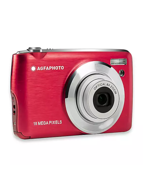 AGFAPHOTO APPAREIL PHOTO NUMÉRIQUE DC8200 ROUGE + ÉTUI + SD 16G