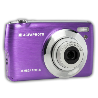 AGFAPHOTO APPAREIL PHOTO NUMÉRIQUE DC8200 VIOLET + ÉTUI + SD 16G