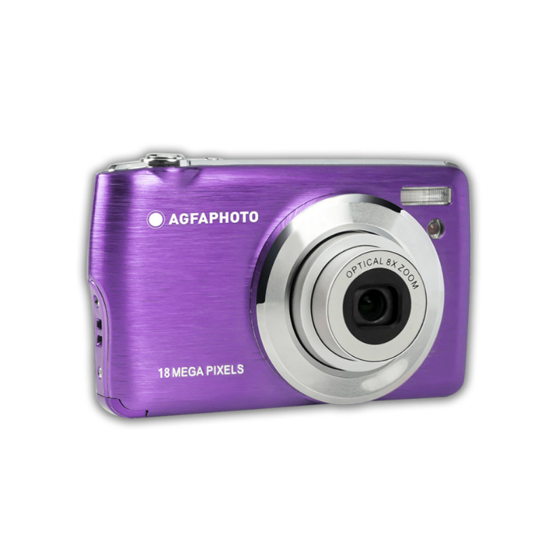 AGFAPHOTO APPAREIL PHOTO NUMÉRIQUE DC8200 VIOLET + ÉTUI + SD 16G