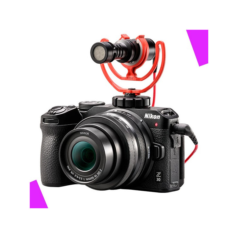 NIKON Z30 +OBJECTIF Z DX 16-50MM +TRÉPIED SMALLRIG + TÉLÉCOMMANDE ML-L7 + MICRO RØDE
