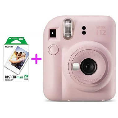 FUJIFILM INSTAX MINI 12 ROSE + FUJIFILM FILM INSTAX MINI EU 2 GLOSSY (10x2PCK)