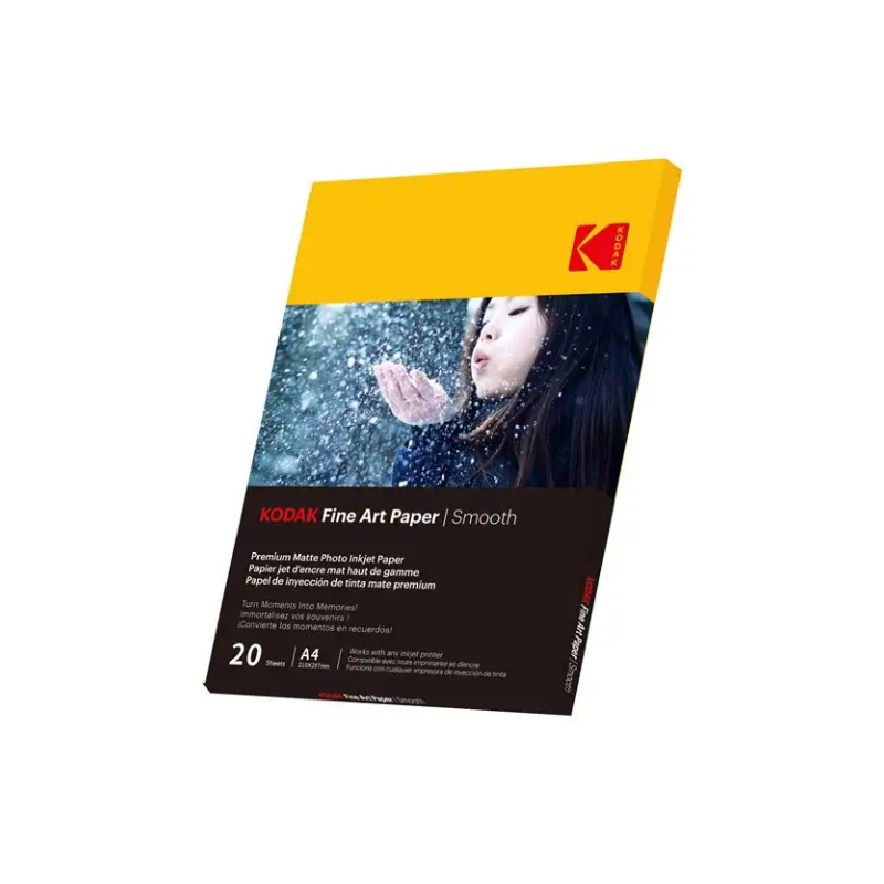 KODAK PAPIER PHOTO MAT PACK 20 FEUILLES 230G