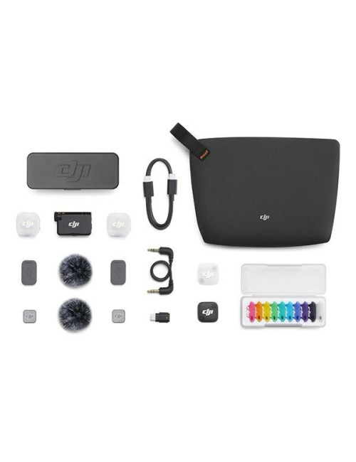 DJI MIC MINI 2 (2 TX + 1 RX + BOITIER DE RECHARGE)