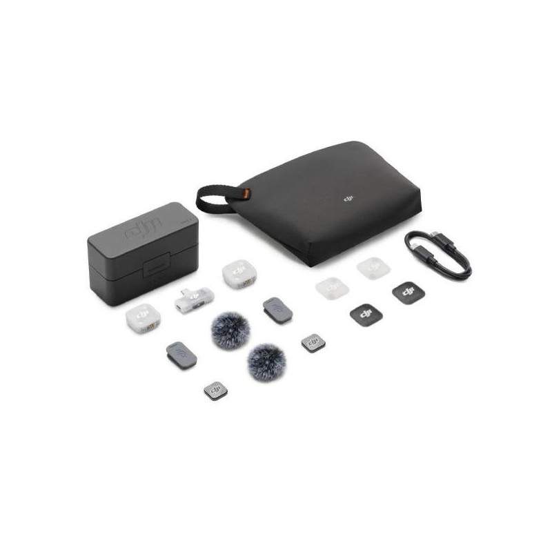 DJI MIC MINI 2 (2 TX + 1 RX + BOÎTIER DE RECHARGE) MOBILE EDITION
