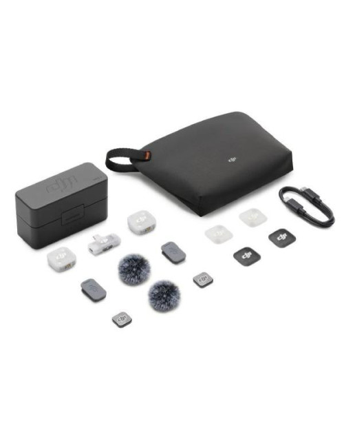 DJI MIC MINI 2 (2 TX + 1 RX + BOÎTIER DE RECHARGE) MOBILE EDITION
