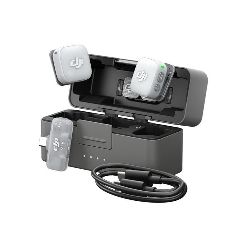 DJI MIC MINI 2 (2 TX + 1 RX + BOÎTIER DE RECHARGE) MOBILE EDITION